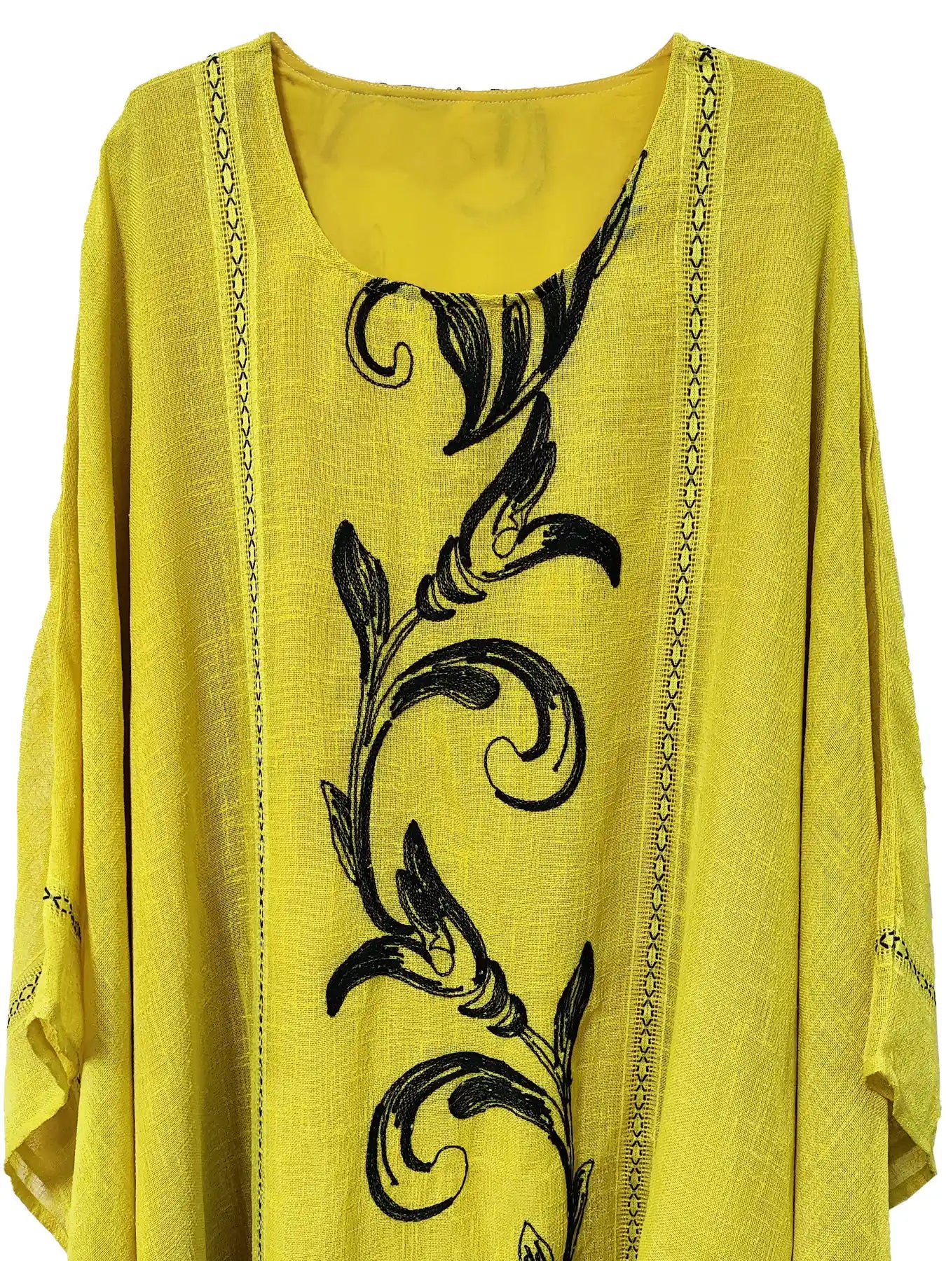 4048 Muslim Robe Bat Sleeve Loose Long Dress