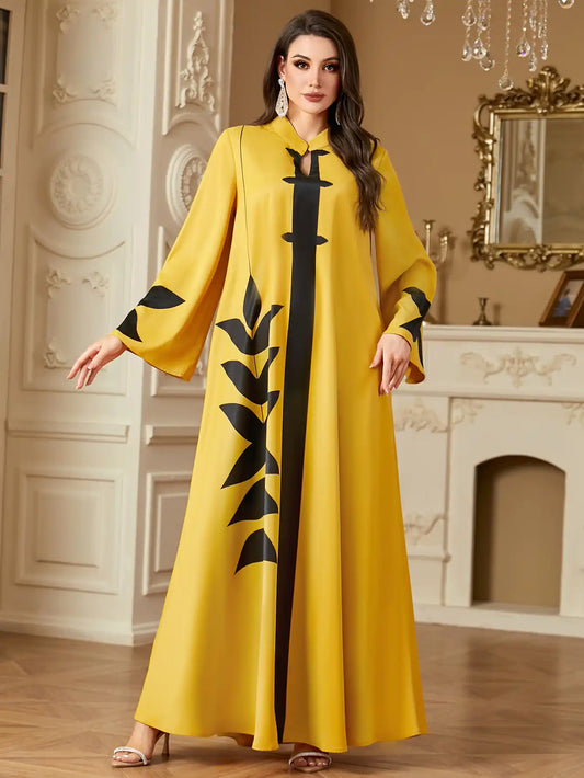 4223 Muslim Clothing Summer Casual Long Dress