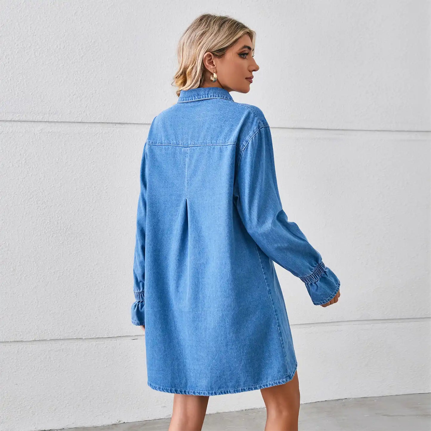 Loose Denim Jeans Dress
