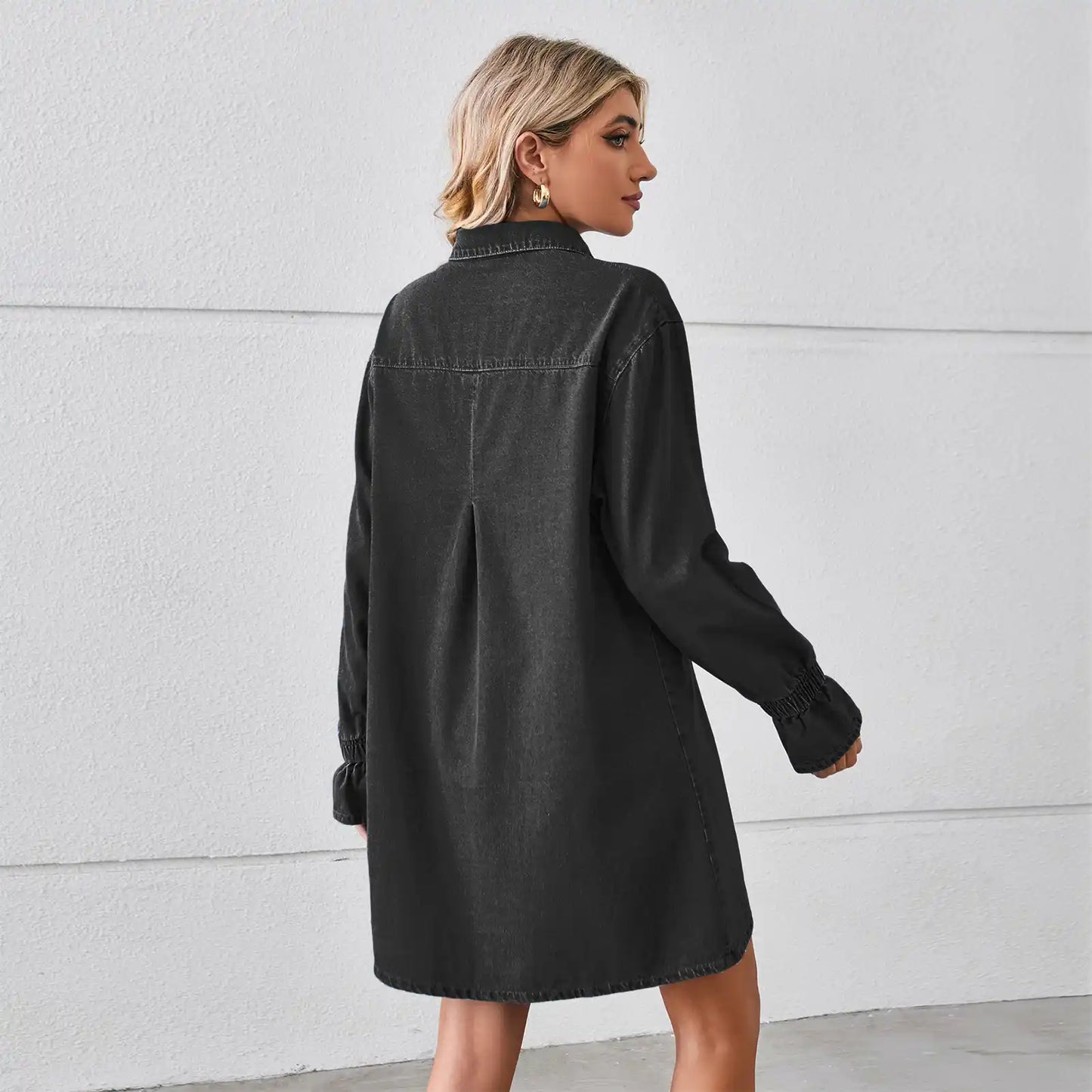Loose Denim Jeans Dress