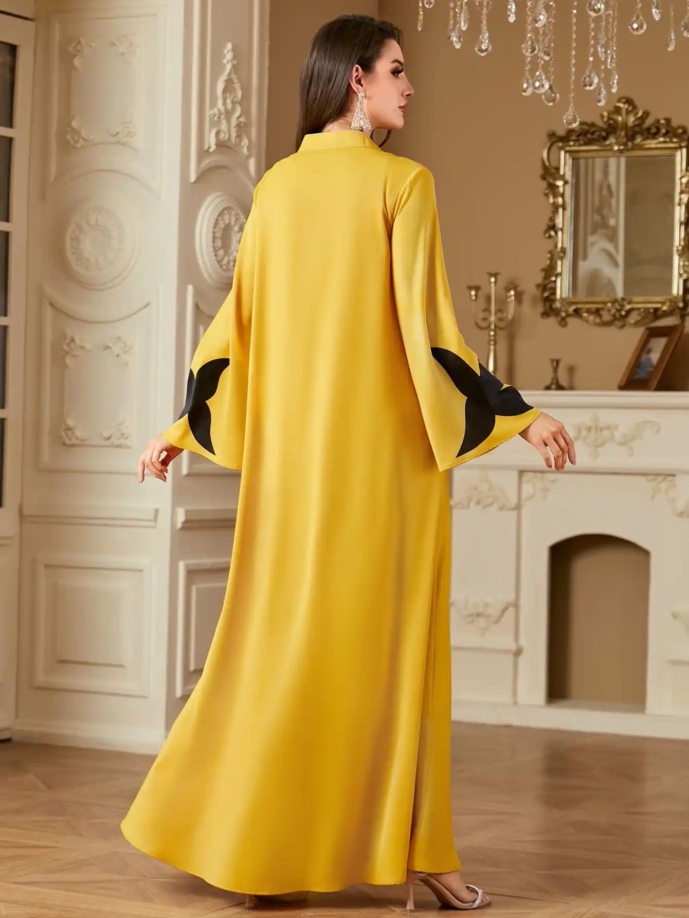 4223 Muslim Clothing Summer Casual Long Dress
