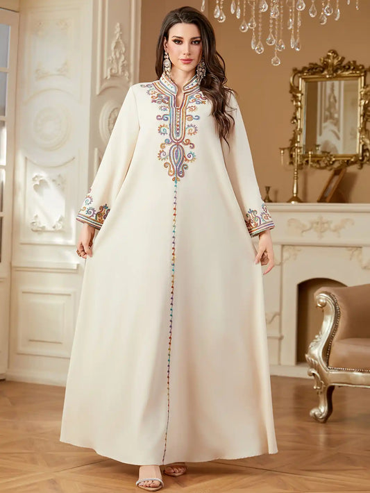 4363 Muslim Robe Abaya Dress