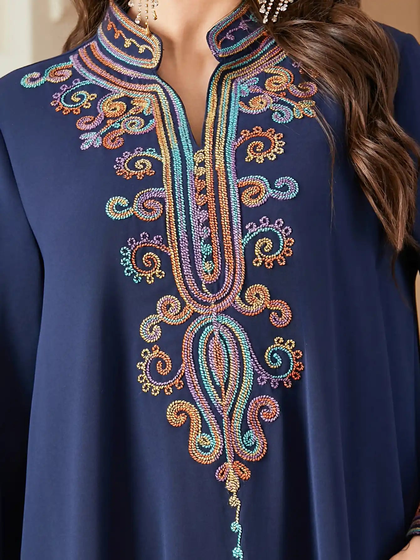 4363 Muslim Robe Abaya Dress
